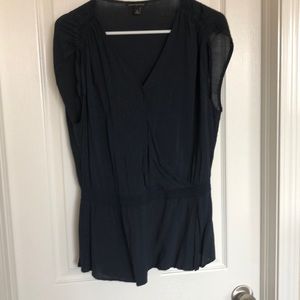 Banana republic top, dark navy color